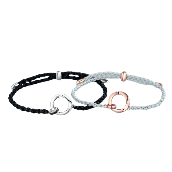 Mobius Ring Couple Matching Bracelet