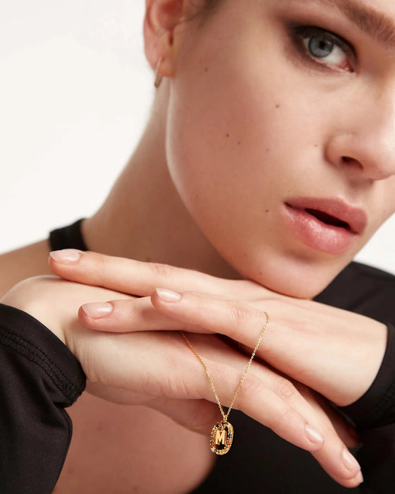 Letter M Necklace