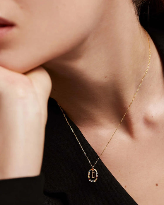 Letter U Necklace
