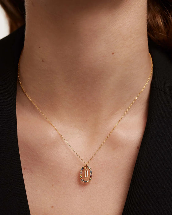 Letter U Necklace