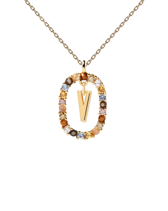 Letter V Necklace