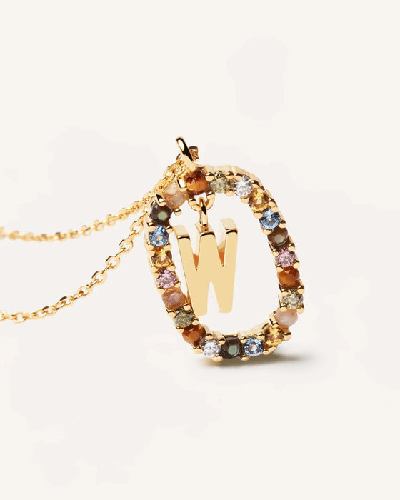 Letter W Necklace