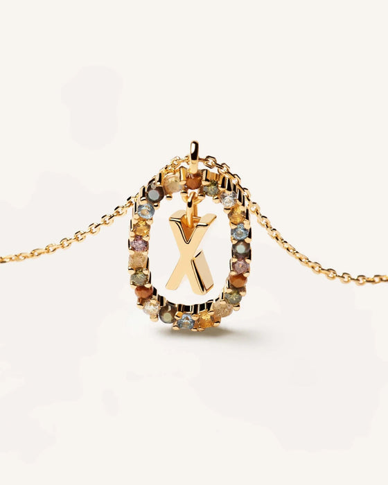 Letter X Necklace