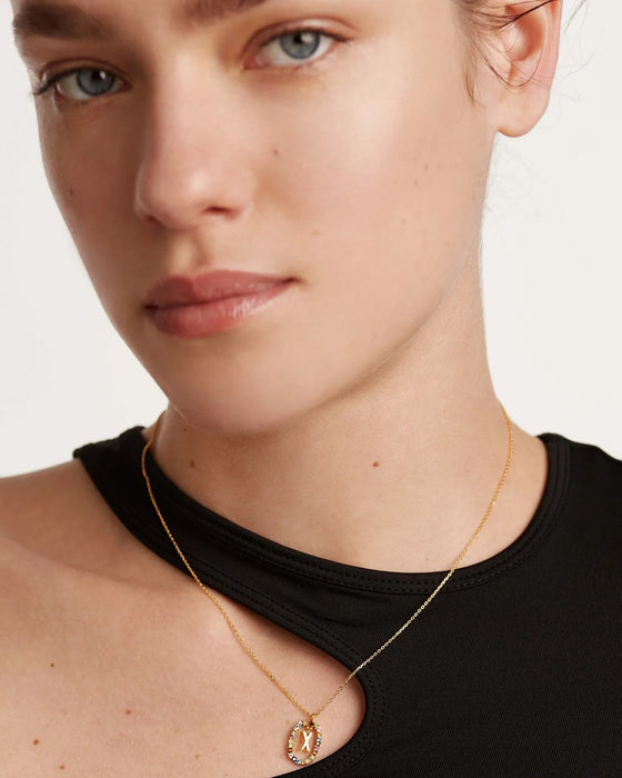 Letter X Necklace