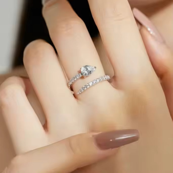 Silver Serpent Wrap Ring