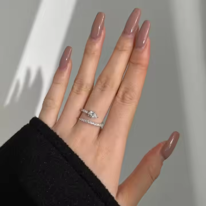 Silver Serpent Wrap Ring