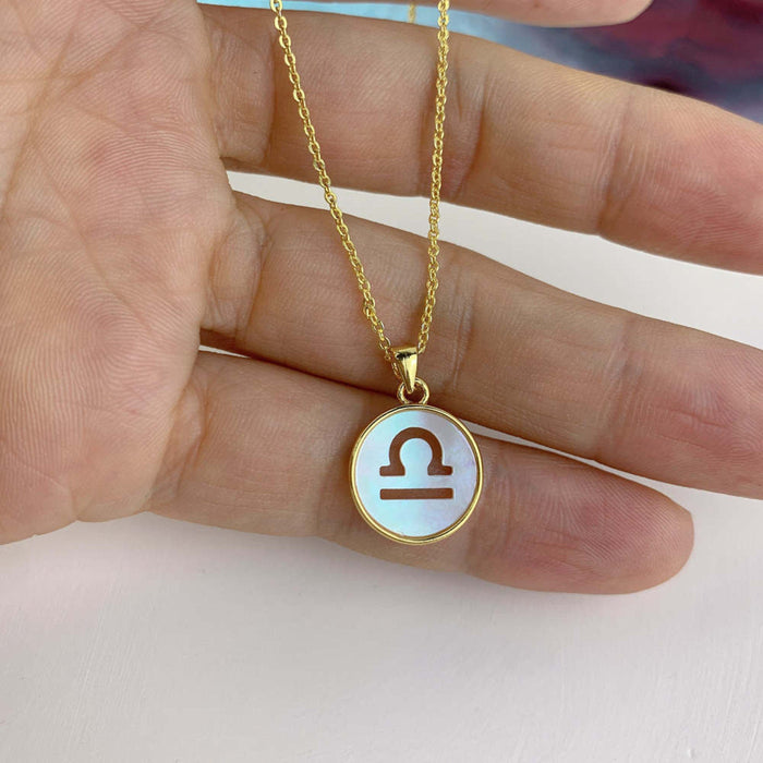 Libra Zodiac Necklace